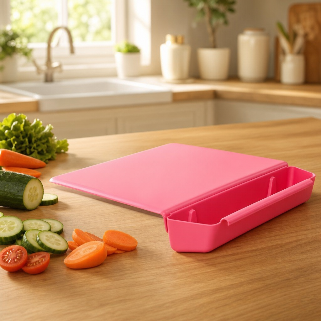 2-in-1 Chopping Board with Storage Container