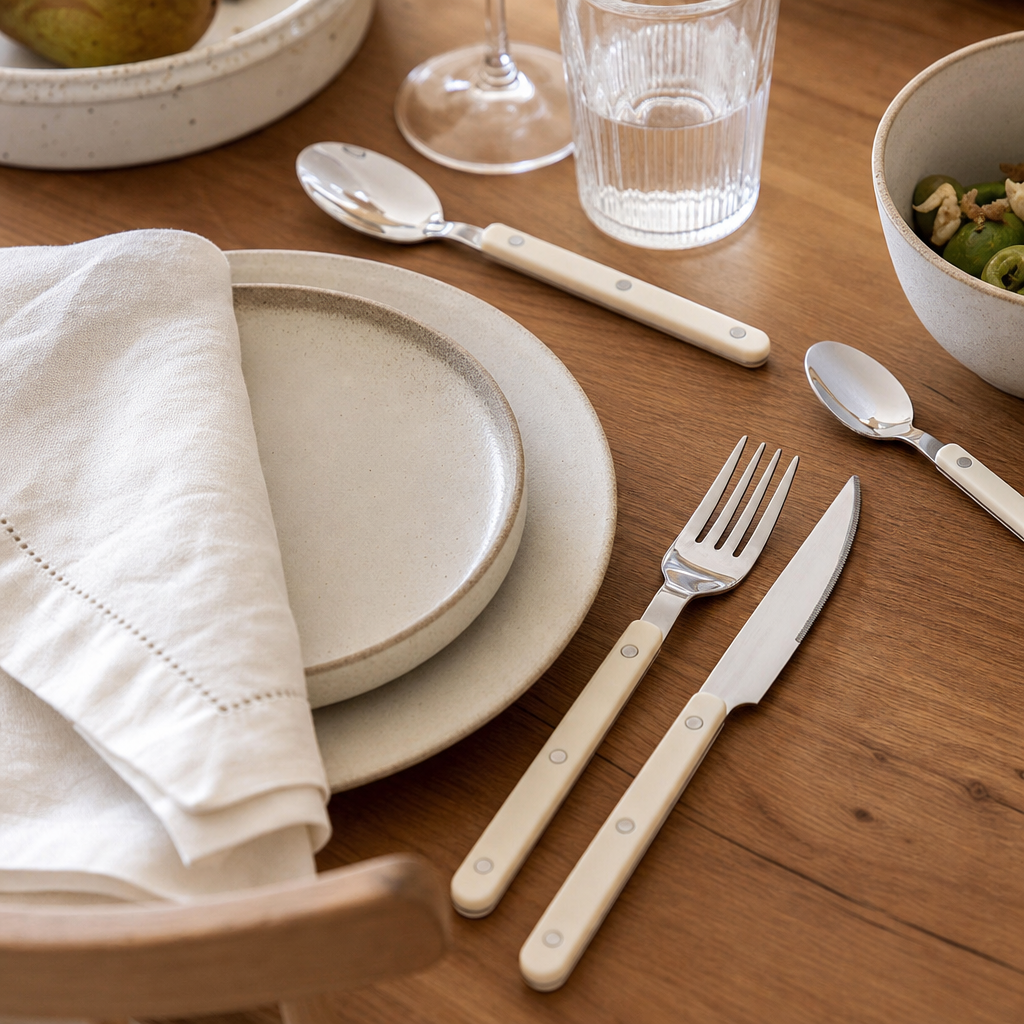 24-Piece Stainless Steel Flatware Set, Service for 6
