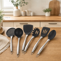 6-Piece Non-Stick Stainless Steel Utensil Set