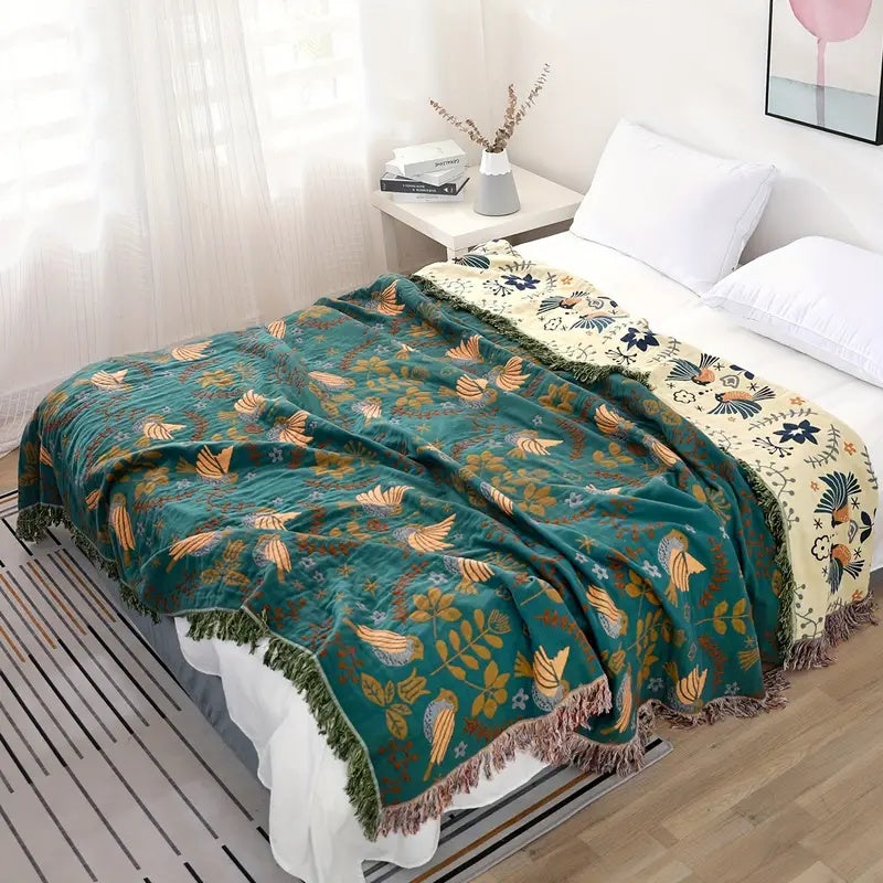 cotton-reversible-throw-blanket-breathable-scandinavian-bird-print-img5.jpg