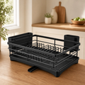 Dish Drying Rack with Drip Tray, Large Capacity