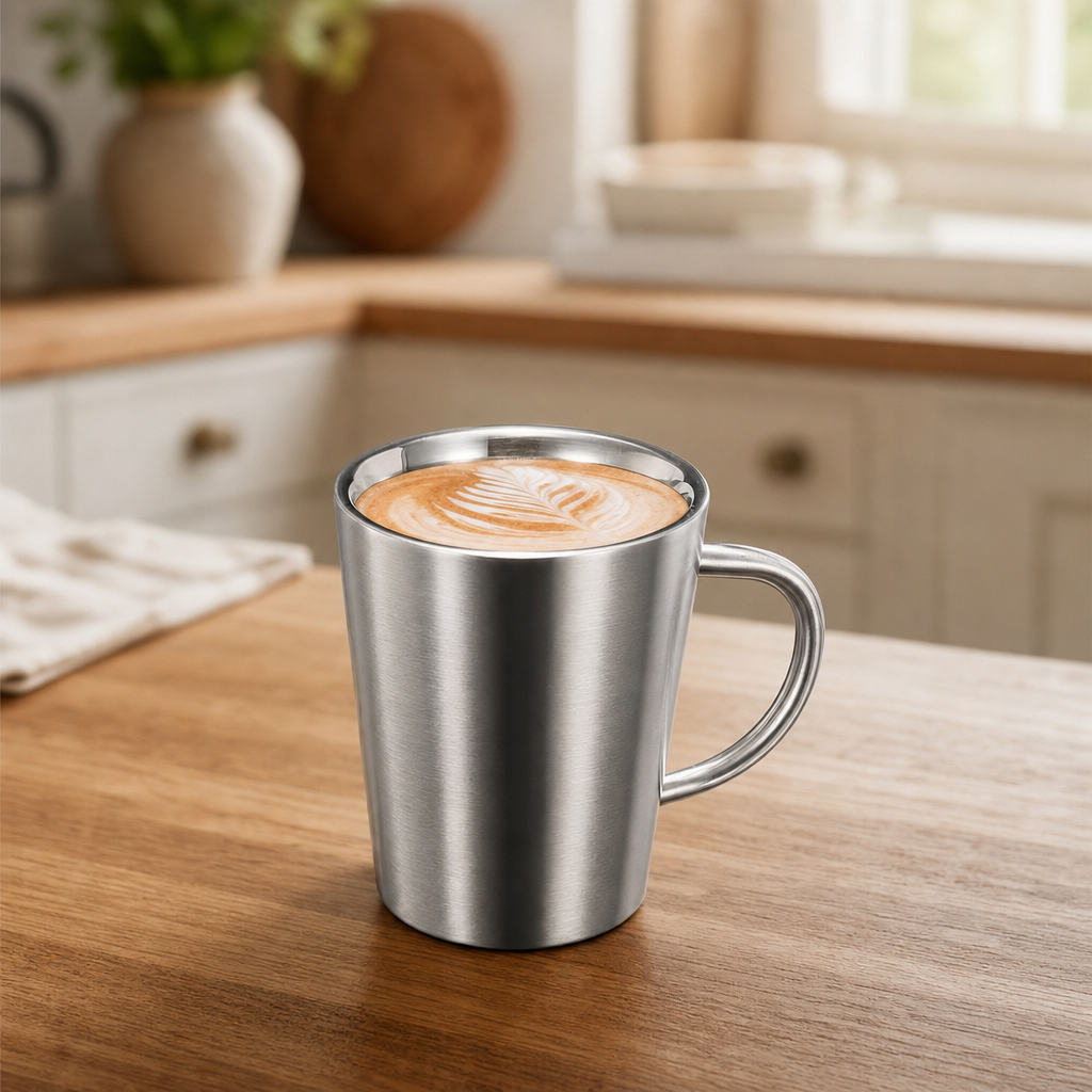 Double-Wall Insulated Mug 10 oz, Dishwasher Safe