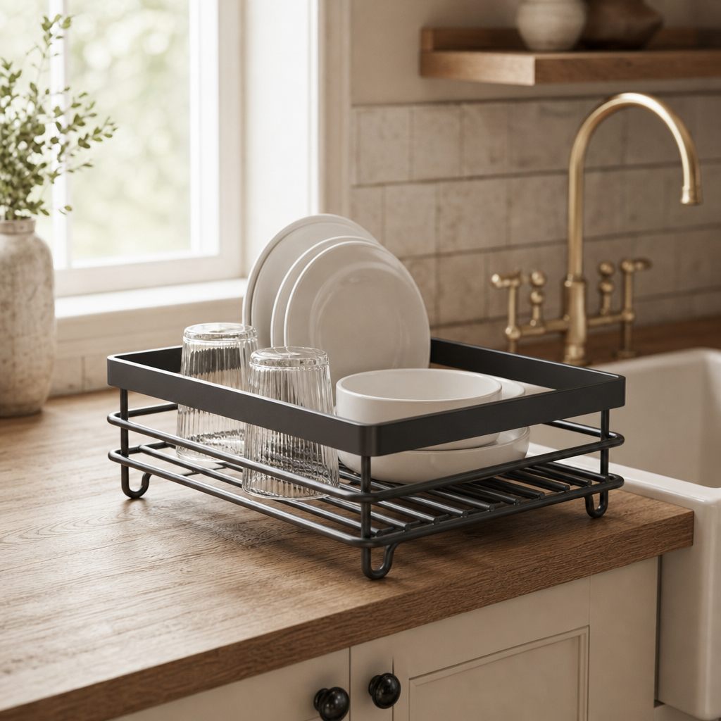 Foldable Stainless Steel Dish Drying Rack