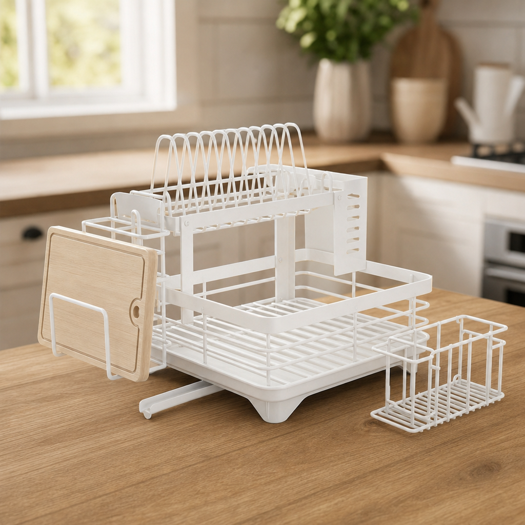 Foldable Stainless Steel Dish Drying Rack