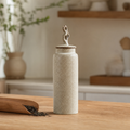 Handmade Stoneware Tea Caddy — Airtight Wabi-Sabi Ceramic Storage