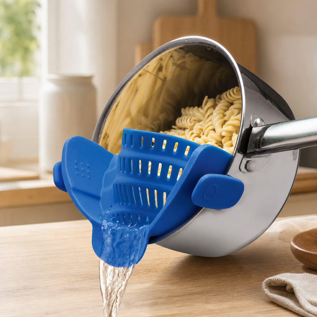 Clip-On Silicone Pot Strainer