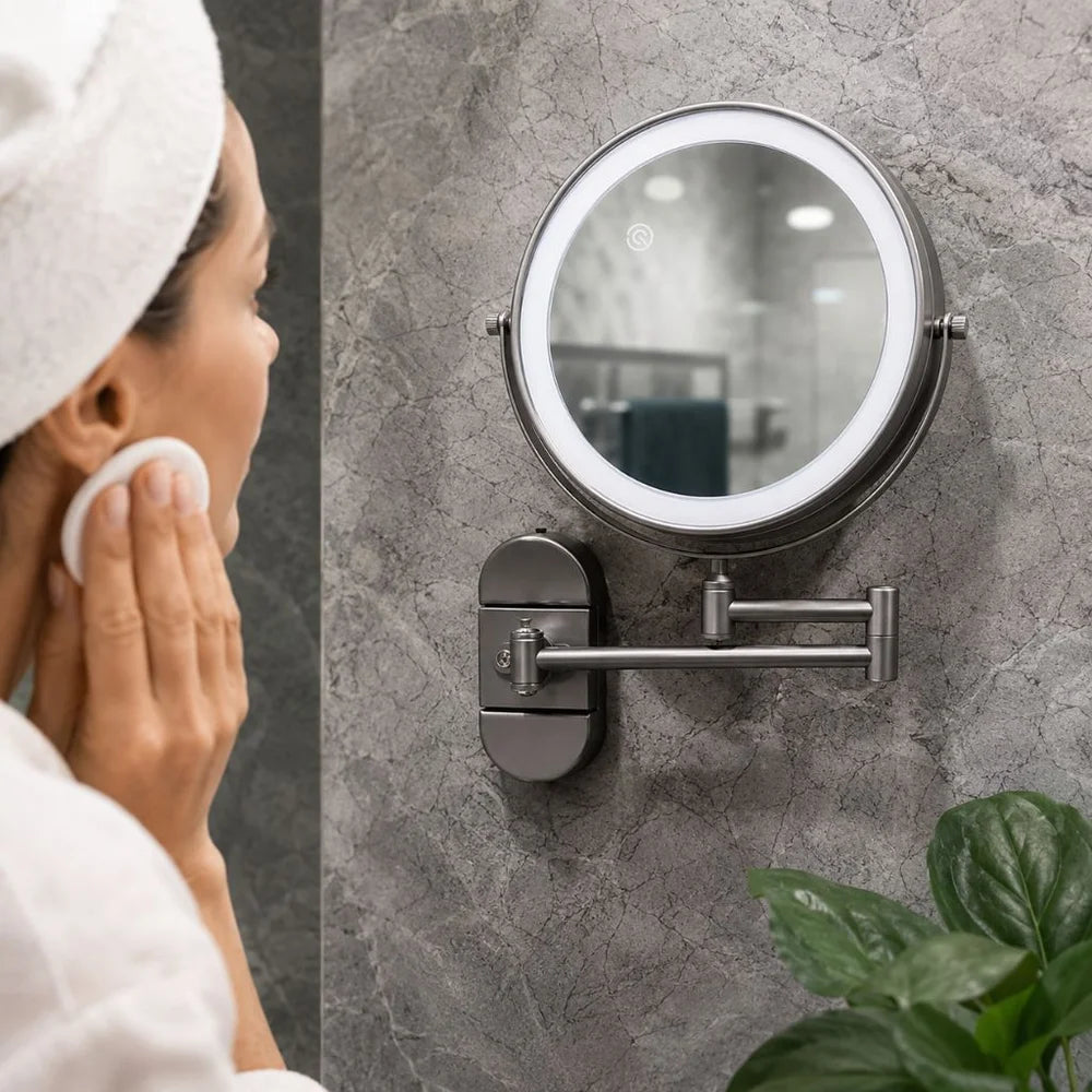 led-vanity-mirror-with-folding-arm-for-bathroom-3x-magnifying-no-drill-img3.webp