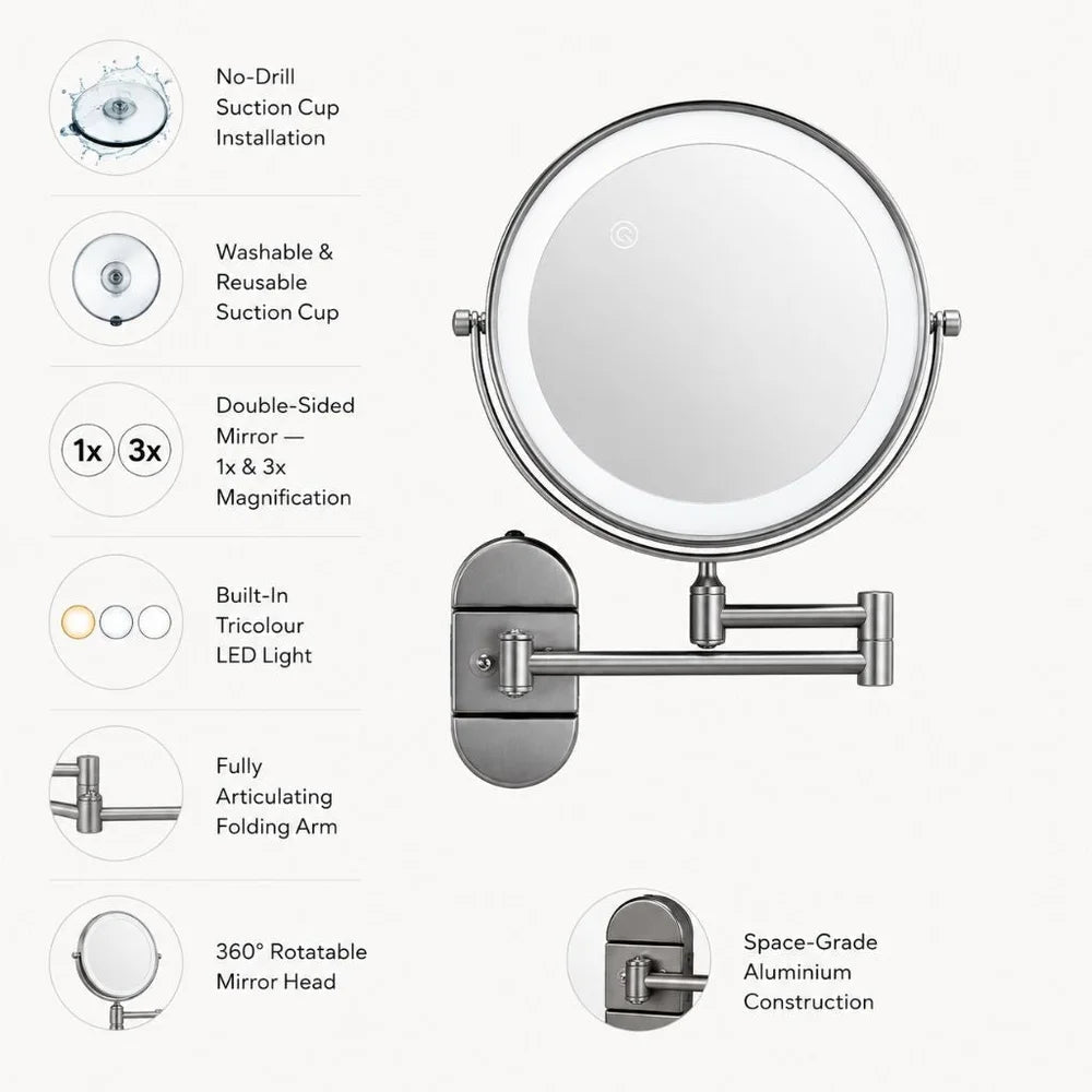 led-vanity-mirror-with-folding-arm-for-bathroom-3x-magnifying-no-drill-img6.webp