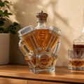 Motorcycle-Shaped Glass Whiskey Decanter