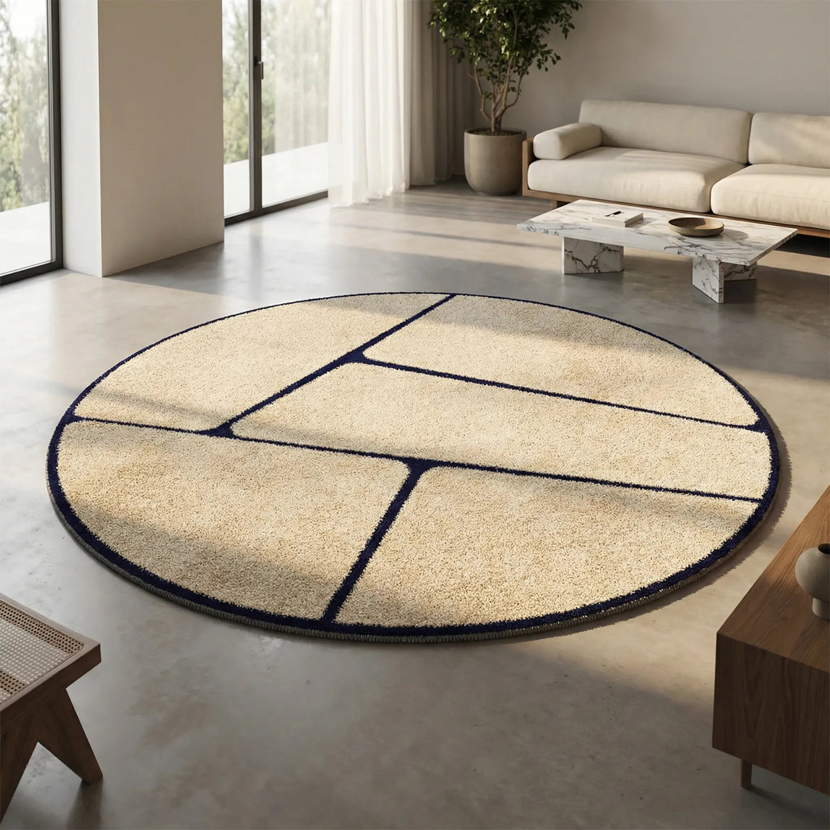 round-plush-area-rug-with-minimalist-geometric-waves-img1.webp