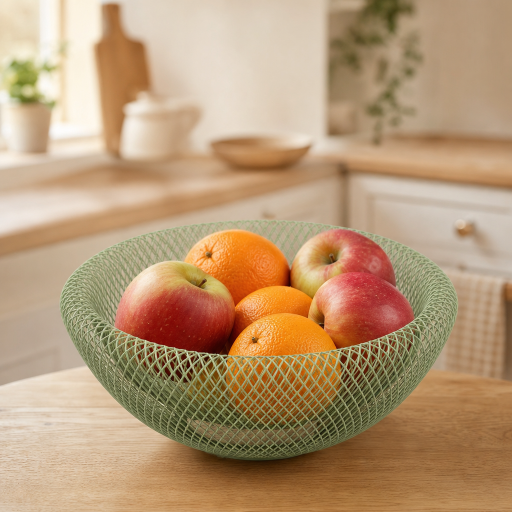Ventilated Steel Mesh Fruit Basket