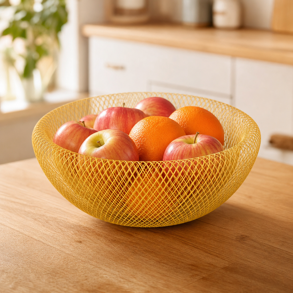 Ventilated Steel Mesh Fruit Basket